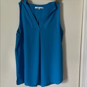 Vince Camuto Women's Blue Sleeveless Blouse